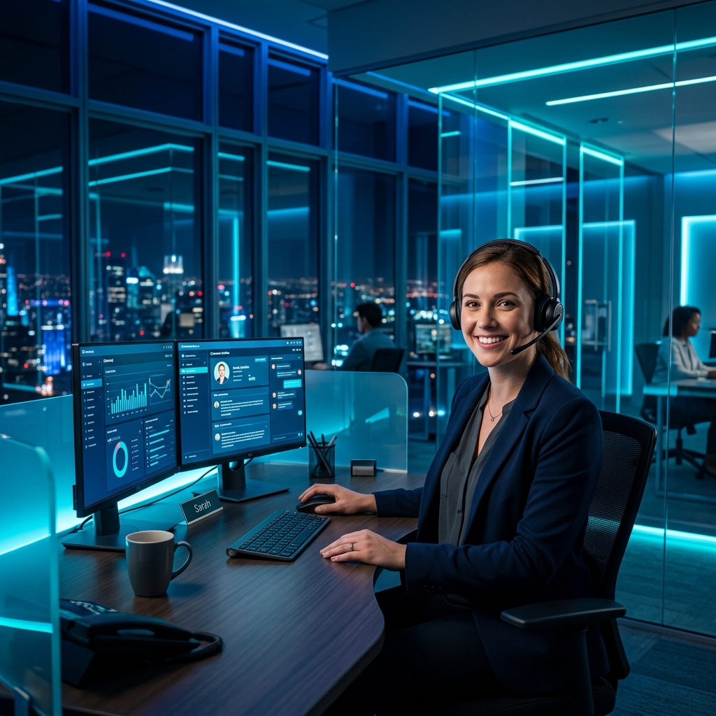 Equipo de soporte técnico brindando ayuda personalizada